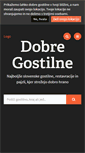 Mobile Screenshot of dobregostilne.si