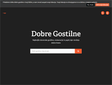 Tablet Screenshot of dobregostilne.si